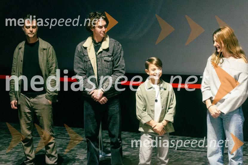  Luca Ciut;  Žiga Šorli, igralec;  Jaka  Mehle, igralec;  Mei Rabič, igralkaBelo se pere na 90, premiera filma v Cineplexxu