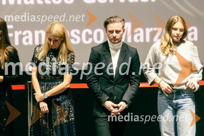  Tjaša  Železnik, igralka;  Jure Rajšp, igralec;  Mei Rabič, igralkaBelo se pere na 90, premiera filma v Cineplexxu