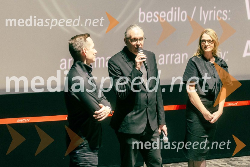  Simon Vadnjal, novinar in glasbenik;  Marko  Naberšnik, režiser in scenarist;  Bronja Žakelj, pisateljicaBelo se pere na 90, premiera filma v Cineplexxu