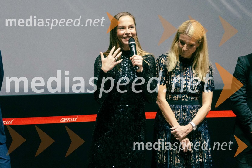  Lea Cok, igralka;  Tjaša  Železnik, igralkaBelo se pere na 90, premiera filma v Cineplexxu