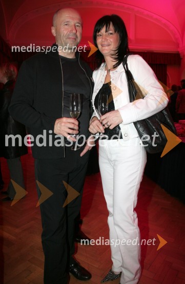 Borut Sedovnik, pomočnik direktorja marketinga v Cinkarni Celje in Nataša Špat, lastnica blagovne znamke And by AndražNaj Celjanka - Naj Celjan, prva podelitev naziva