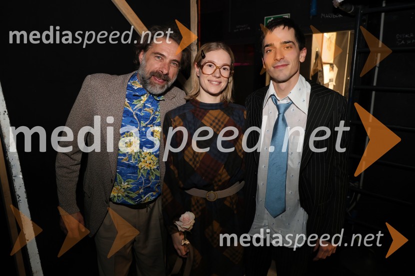  Gorazd Žilavec, igralec;  Julija Klavžar, igralka;  Petja Labović, igralecGospa ministrica, klasična komedija SNG Maribor