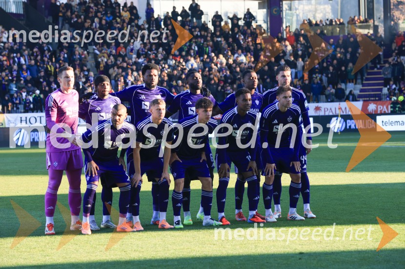 Prva postava ekipe Nk Maribor.Derbi v Ljudskem vrtu: Maribor in Olimpija brez zmagovalca pred 9.000 navijači