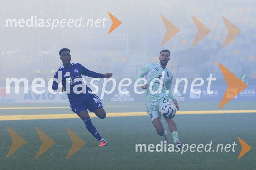 Potek tekme.Derbi v Ljudskem vrtu: Maribor in Olimpija brez zmagovalca pred 9.000 navijači