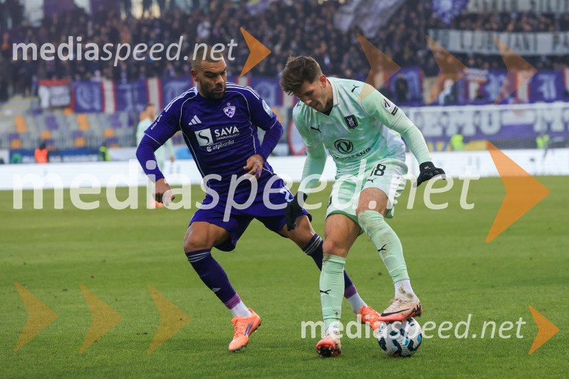 Derbi v Ljudskem vrtu: Maribor in Olimpija brez zmagovalca pred 9.000 navijači