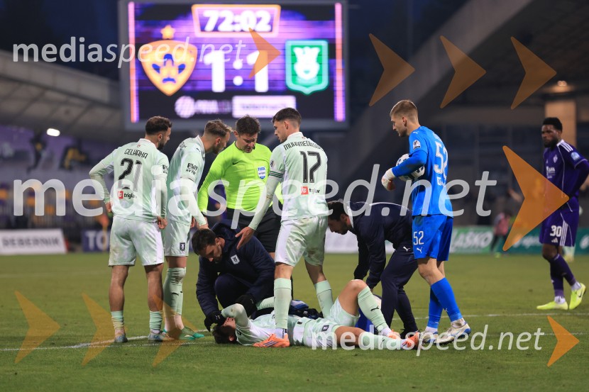 Derbi v Ljudskem vrtu: Maribor in Olimpija brez zmagovalca pred 9.000 navijači