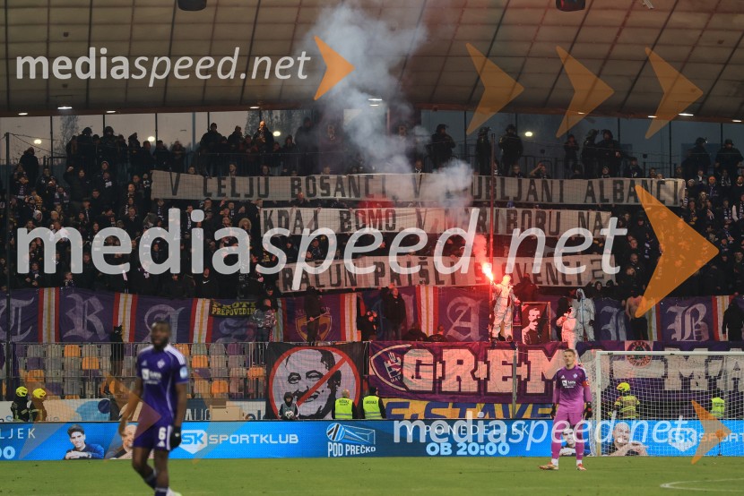 Derbi v Ljudskem vrtu: Maribor in Olimpija brez zmagovalca pred 9.000 navijači
