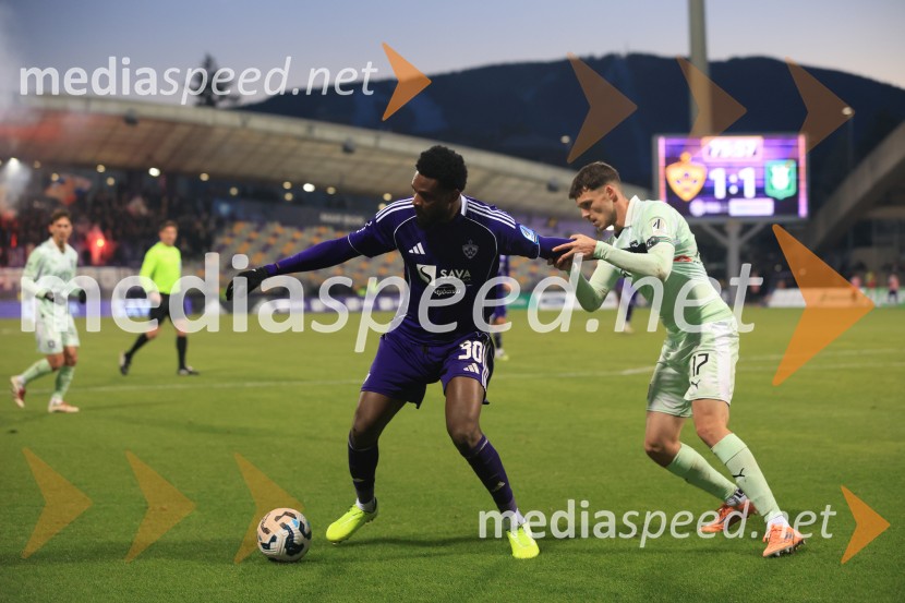 Derbi v Ljudskem vrtu: Maribor in Olimpija brez zmagovalca pred 9.000 navijači