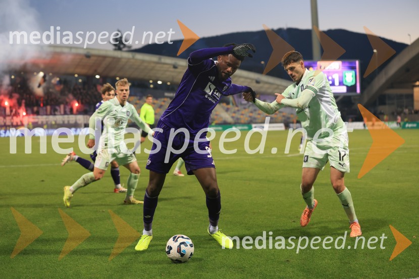 Derbi v Ljudskem vrtu: Maribor in Olimpija brez zmagovalca pred 9.000 navijači