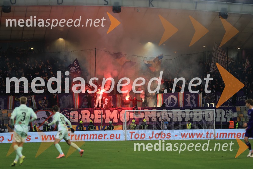 Derbi v Ljudskem vrtu: Maribor in Olimpija brez zmagovalca pred 9.000 navijači