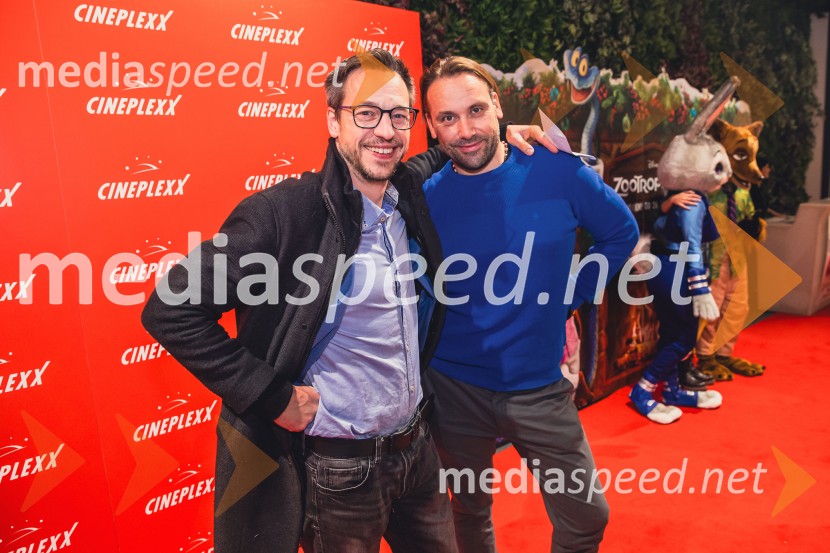  Srđan Milovanović, glasbenik;  Rok Kunaver, igralecZootropolis 2, premiera v Cineplexx Ljubljana