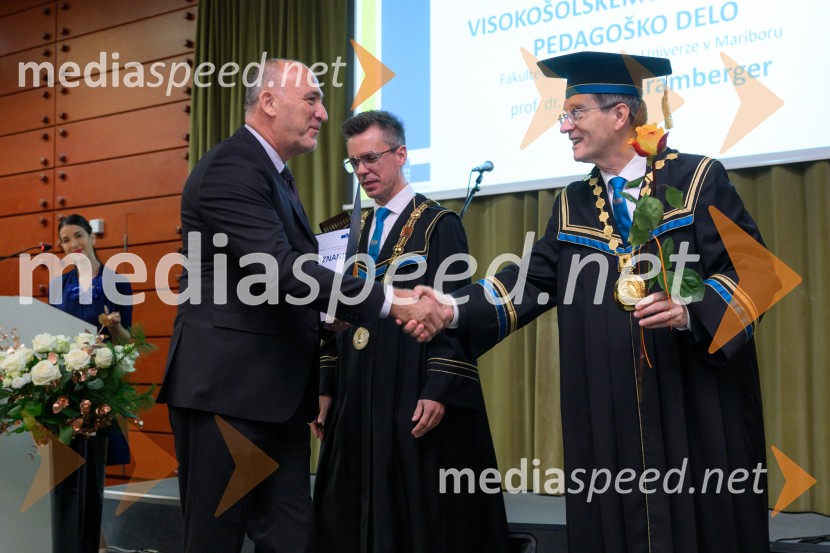  ... ; prof. dr. Matej Vesenjak, dekan, Fakulteta za strojništvo UM; prof. dr. Zdravko Kačič, rektor Univerze v MariboruDan Fakultete za strojništvo 2025