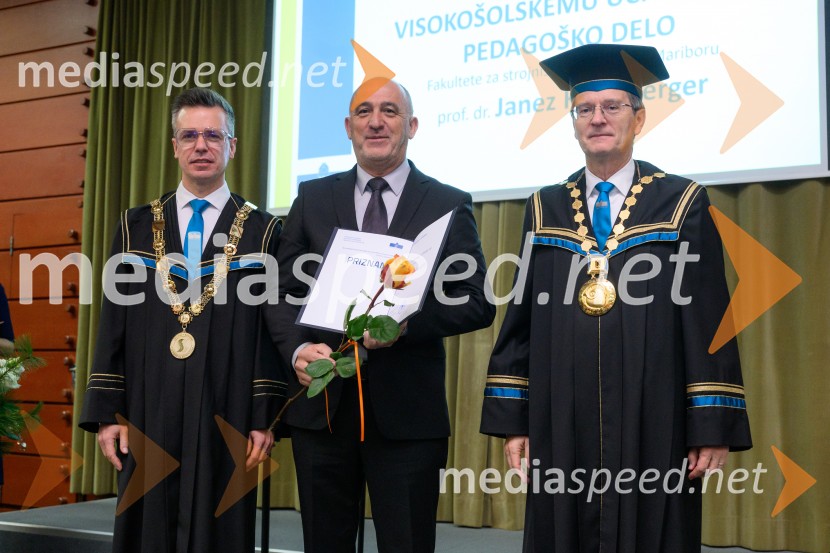 prof. dr. Matej Vesenjak, dekan, Fakulteta za strojništvo UM;  ... ; prof. dr. Zdravko Kačič, rektor Univerze v MariboruDan Fakultete za strojništvo 2025