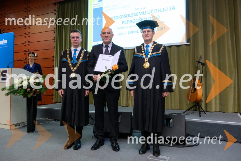 prof. dr. Matej Vesenjak, dekan, Fakulteta za strojništvo UM;  ... ; prof. dr. Zdravko Kačič, rektor Univerze v MariboruDan Fakultete za strojništvo 2025