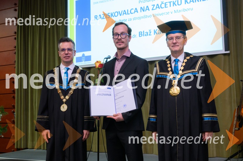 prof. dr. Matej Vesenjak, dekan, Fakulteta za strojništvo UM;  ... ; prof. dr. Zdravko Kačič, rektor Univerze v MariboruDan Fakultete za strojništvo 2025