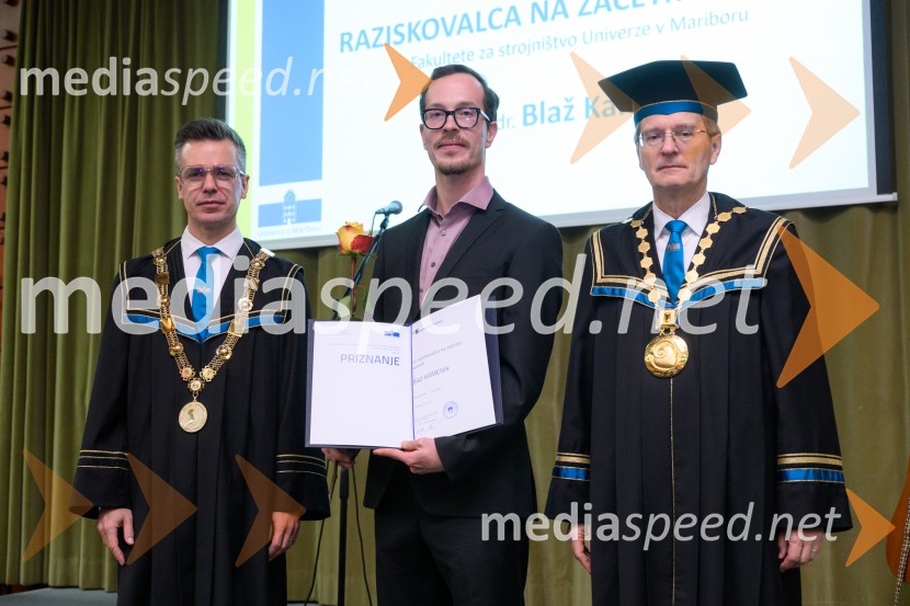prof. dr. Matej Vesenjak, dekan, Fakulteta za strojništvo UM;  ... ; prof. dr. Zdravko Kačič, rektor Univerze v MariboruDan Fakultete za strojništvo 2025