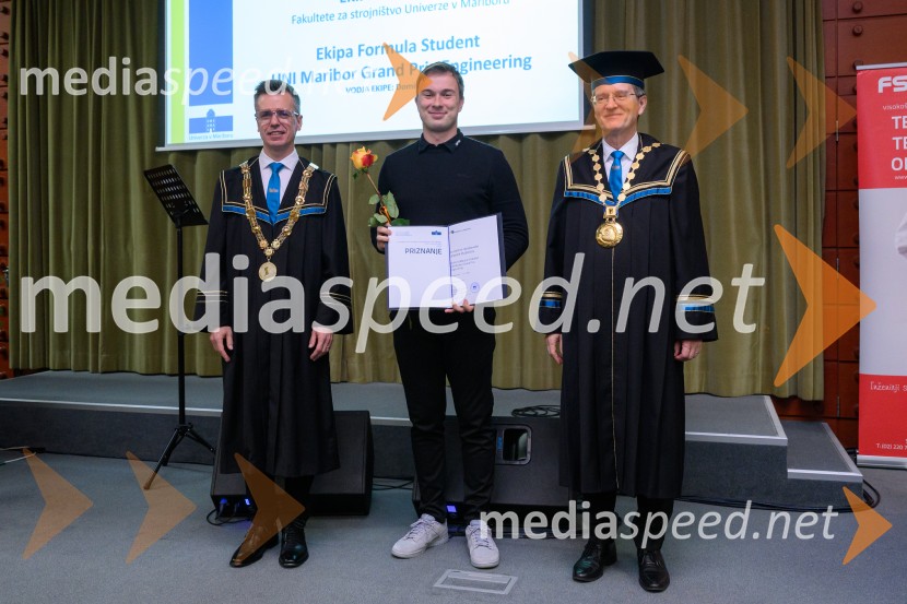 prof. dr. Matej Vesenjak, dekan, Fakulteta za strojništvo UM;  ... ; prof. dr. Zdravko Kačič, rektor Univerze v MariboruDan Fakultete za strojništvo 2025