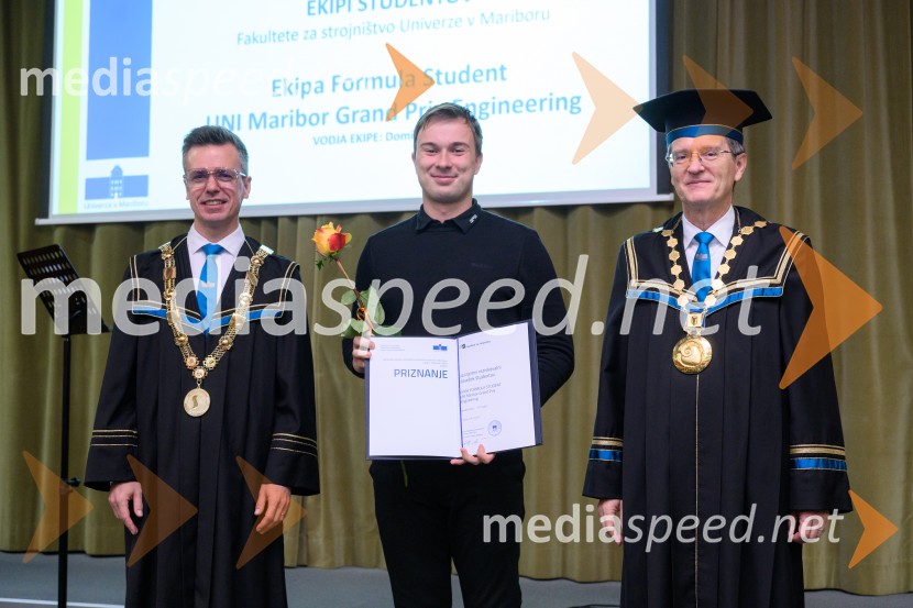 prof. dr. Matej Vesenjak, dekan, Fakulteta za strojništvo UM;  ... ; prof. dr. Zdravko Kačič, rektor Univerze v MariboruDan Fakultete za strojništvo 2025