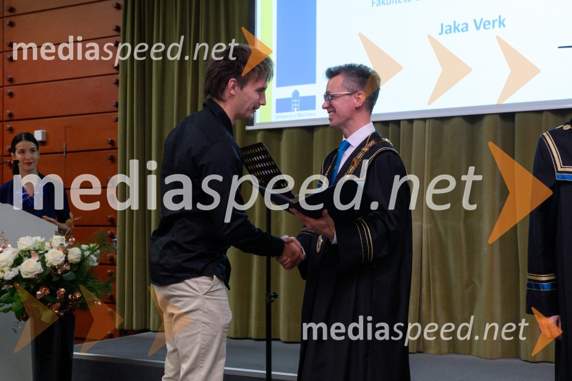  Jaka Verk; prof. dr. Matej Vesenjak, dekan, Fakulteta za strojništvo UMDan Fakultete za strojništvo 2025