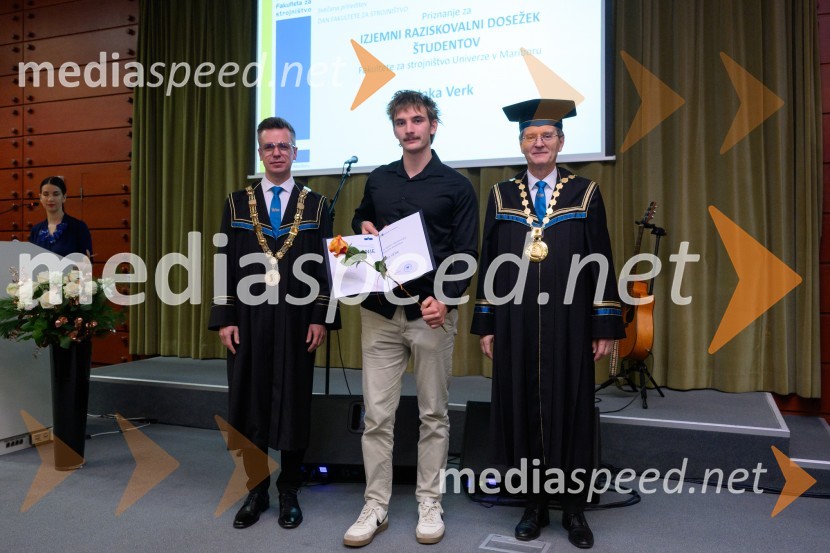 prof. dr. Matej Vesenjak, dekan, Fakulteta za strojništvo UM;  ... ; prof. dr. Zdravko Kačič, rektor Univerze v MariboruDan Fakultete za strojništvo 2025