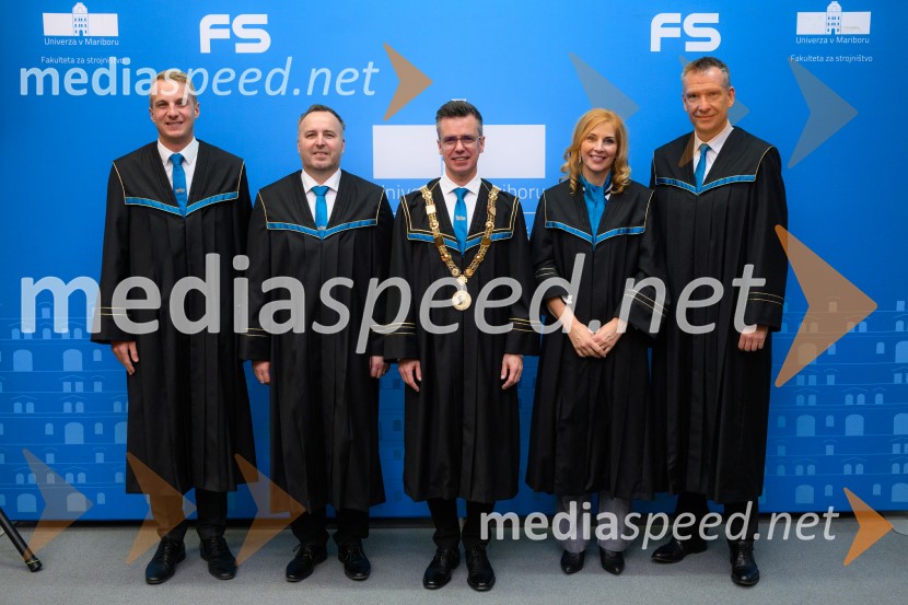  ... ;  ... ; prof. dr. Matej Vesenjak, dekan, Fakulteta za strojništvo UM;  ... ;  ... Dan Fakultete za strojništvo 2025