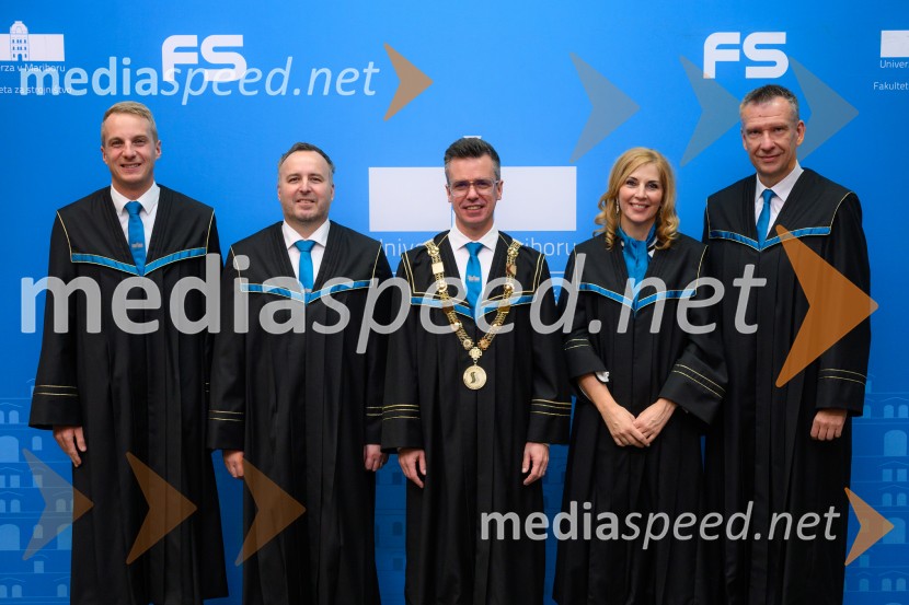  ... ;  ... ; prof. dr. Matej Vesenjak, dekan, Fakulteta za strojništvo UM;  ... ;  ... Dan Fakultete za strojništvo 2025