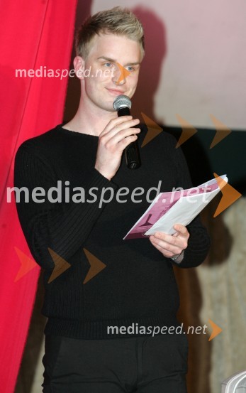 Sebastjan Vovk, voditelj prireditveNaj Celjanka - Naj Celjan, prva podelitev naziva