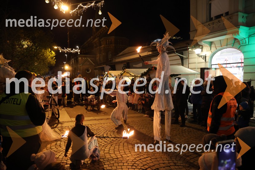 Prižig prazničnih lučk v Mariboru 2025