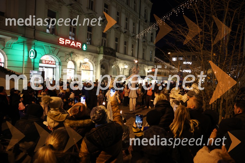 Prižig prazničnih lučk v Mariboru 2025