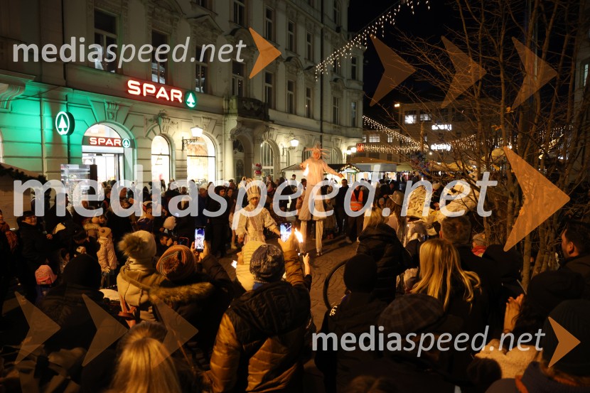 Prižig prazničnih lučk v Mariboru 2025