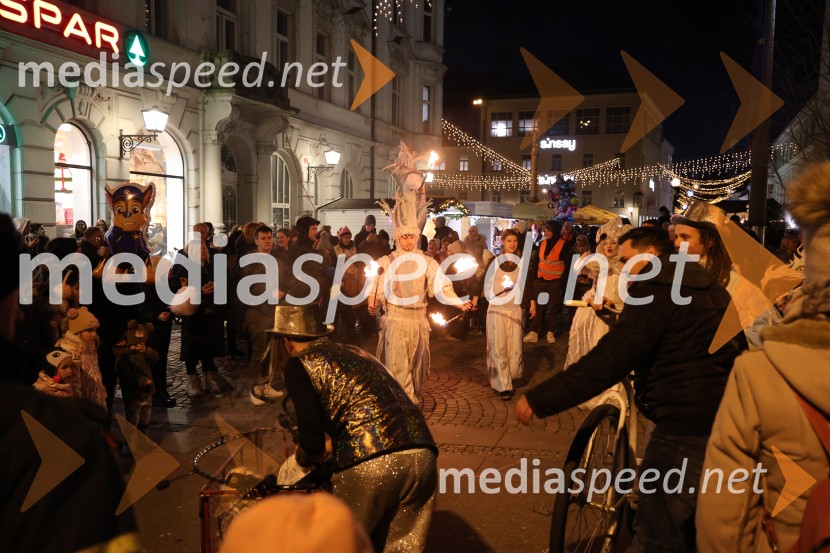 Prižig prazničnih lučk v Mariboru 2025