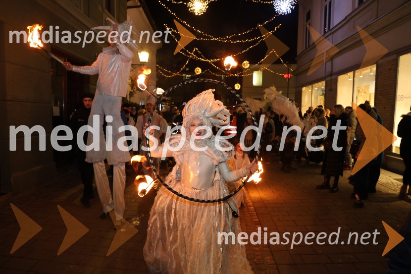 Prižig prazničnih lučk v Mariboru 2025