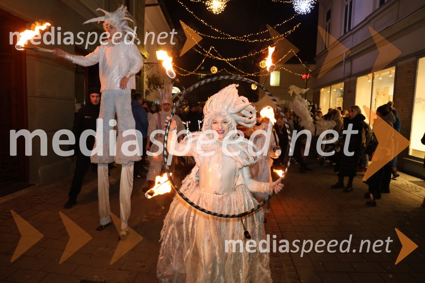 Prižig prazničnih lučk v Mariboru 2025