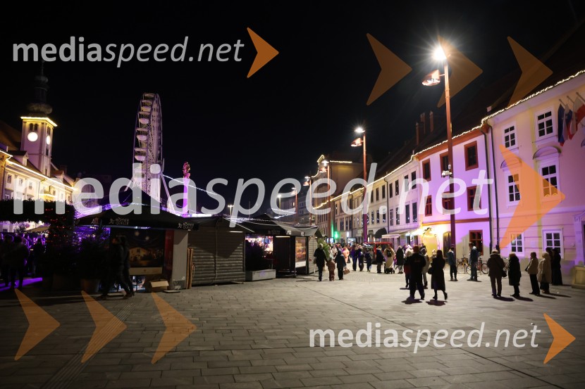 Prižig prazničnih lučk v Mariboru 2025