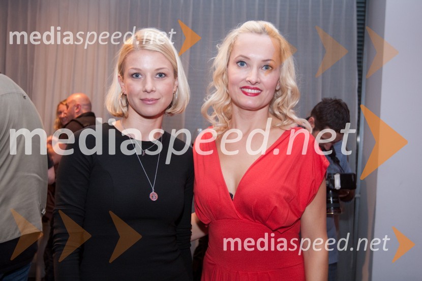 Tjaša Železnik, igralka in Tanja Ribič, igralkaReklame, seks in požrtija, premiera v MGL