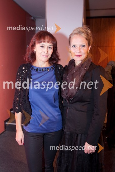 	Mirjam Korbar Žlajpah, igralka in Jette Ostan Vejrup, igralkaReklame, seks in požrtija, premiera v MGL