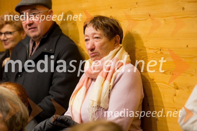 Martin Golob gost v skednju Škrabčeve domačije