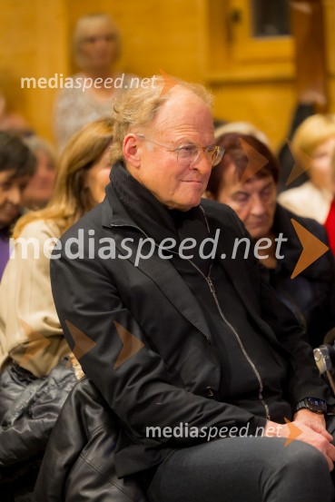 Martin Golob gost v skednju Škrabčeve domačije