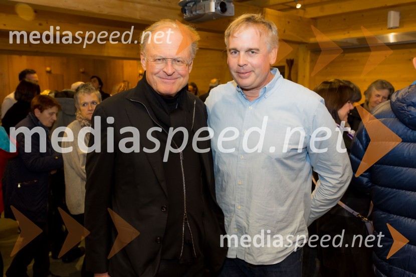 Martin Golob gost v skednju Škrabčeve domačije