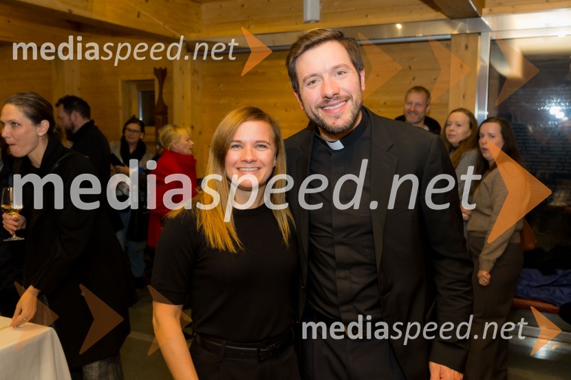 Martin Golob gost v skednju Škrabčeve domačije