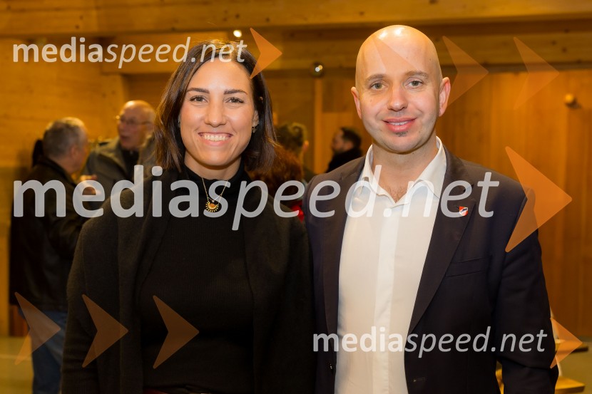 Martin Golob gost v skednju Škrabčeve domačije