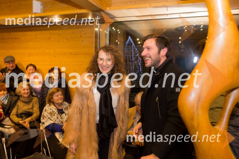 Martin Golob gost v skednju Škrabčeve domačije