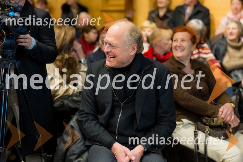 Martin Golob gost v skednju Škrabčeve domačije