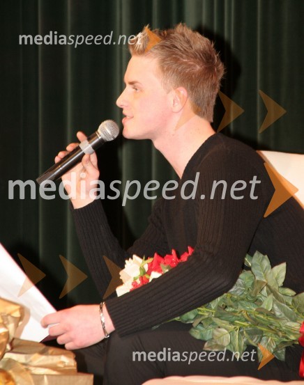 Sebastjan Vovk, voditelj prireditveNaj Celjanka - Naj Celjan, prva podelitev naziva