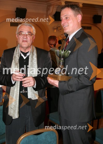 Slavko Deržek, višji svetovalec za francoski jezik na ZAvodu RS za šolstvo ter organizator 6. frankofonskega dneva v SLG Celje in   Aleksander Svetelšek, direktor podjetja Engro Tuš - Naj Celjan 2005Naj Celjanka - Naj Celjan, prva podelitev naziva