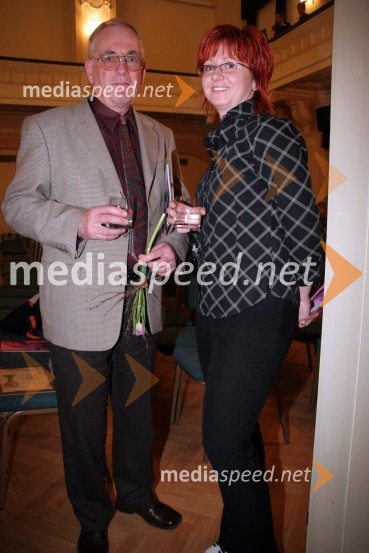 Tone Vrabl, moderator Radia Celje, športni urednik ter idejni vodja večerov polk in valčkov - 2.mesto na izboru Naj Celjanka - Naj Celjan 2005 in Simona Brglez, urednica Radia CeljeNaj Celjanka - Naj Celjan, prva podelitev naziva