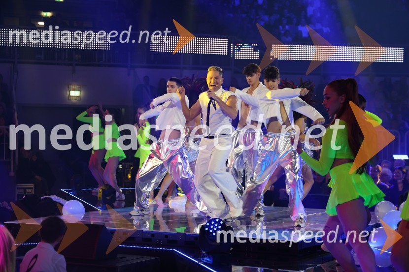 Silvestrski pozdrav 2025, snemanje oddaje v Dvorani Tabor