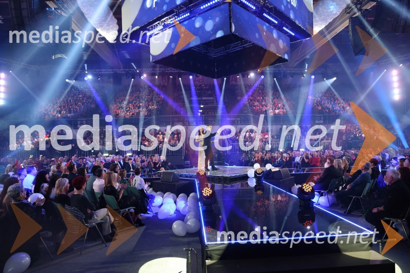 Silvestrski pozdrav 2025, snemanje oddaje v Dvorani Tabor