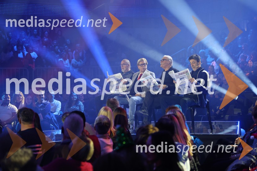 Silvestrski pozdrav 2025, snemanje oddaje v Dvorani Tabor