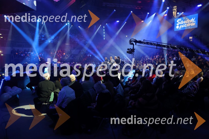 Silvestrski pozdrav 2025, snemanje oddaje v Dvorani Tabor